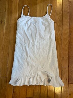Pull & Bear white micro mini dress